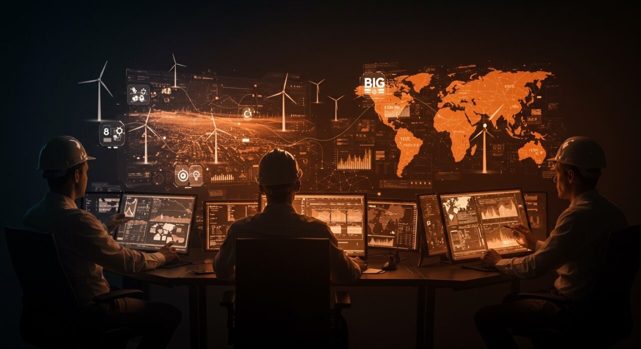 Innovación en predicción climática para energías renovables con big data en parques eólicos y solares, alianza tecnológica de startup Geoskop y Plenitude.