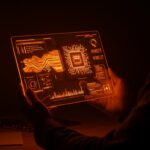 Terminal Ghostty con aceleración GPU mostrando una interfaz tecnológica nativa y personalizable en un entorno de trabajo para founders tech.