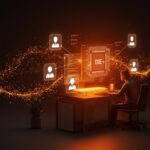 Google Antigravity IDE con inteligencia artificial mostrando agentes autónomos y programación asistida para startups innovadoras.