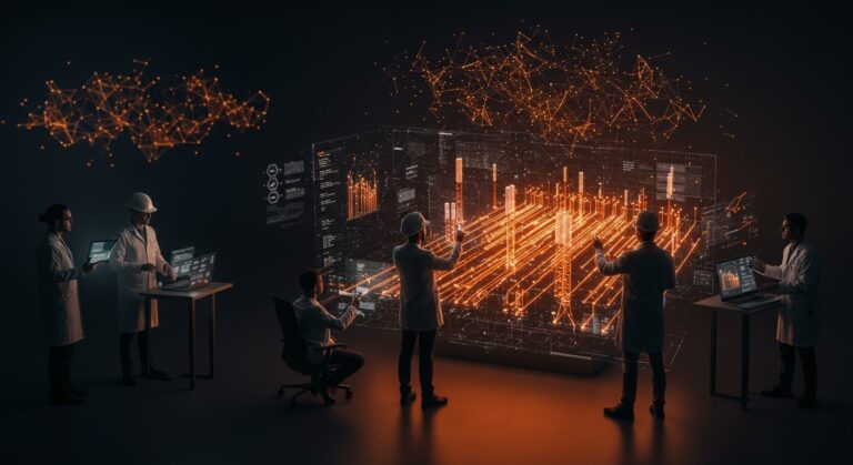 Colaboración entre Openreach y Google Cloud AI optimizando infraestructura telecom con digital twins y AI de punta.