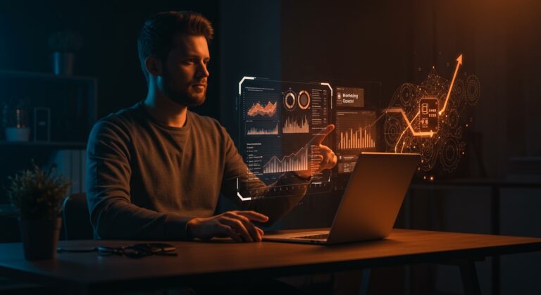 Google Gemini en Marketing Platform con inteligencia artificial predictiva y automatización avanzada para marketing digital.