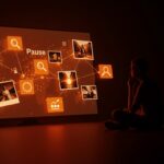 Interacción de usuario con Google Photos Ask Photos mostrando la pausa en el servicio y el feedback en IA aplicada a productos.