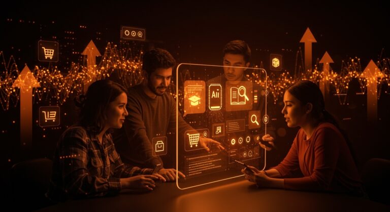 Google Search Live y Gemini 3.1 impulsando startups hispanas mediante IA conversacional y búsqueda multimodal en sectores de e-commerce, educación y logística.