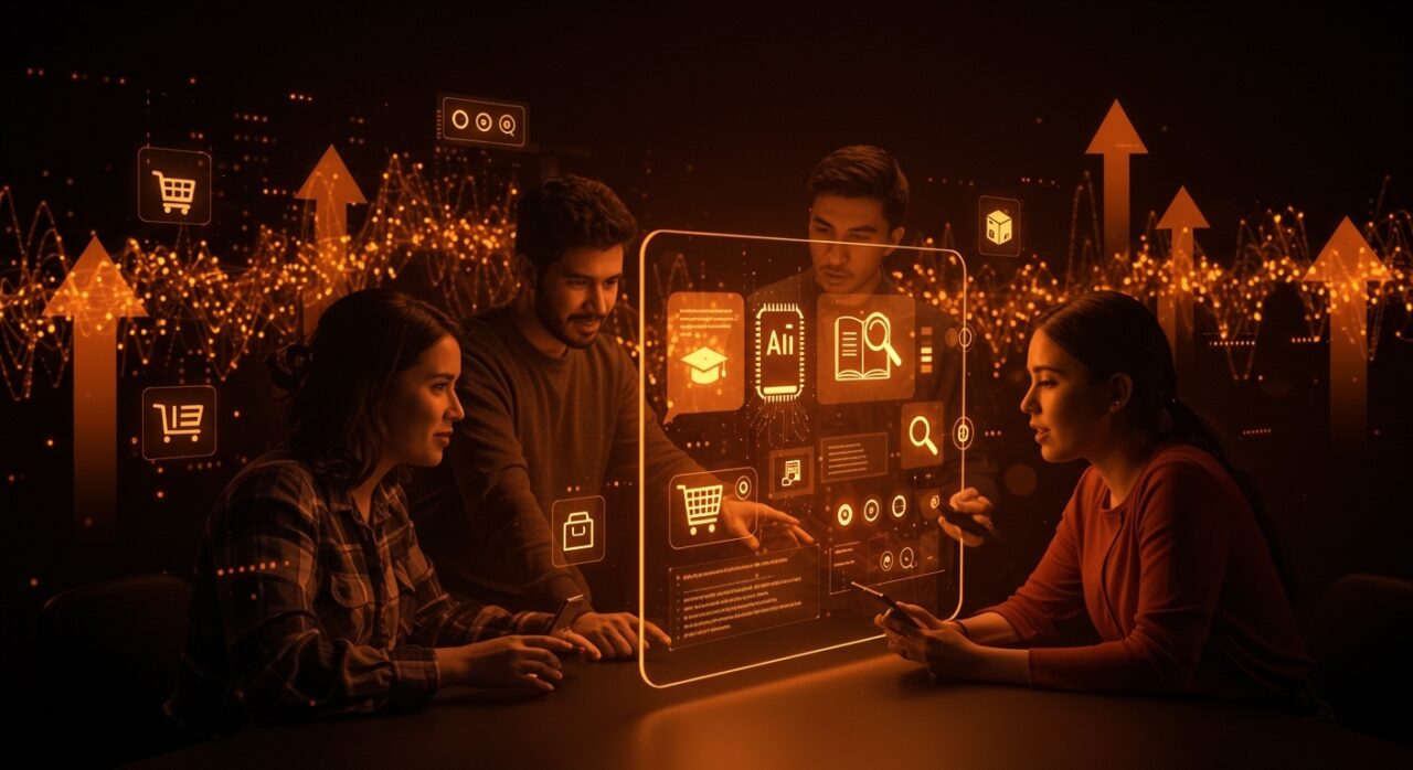 Google Search Live y Gemini 3.1 impulsando startups hispanas mediante IA conversacional y búsqueda multimodal en sectores de e-commerce, educación y logística.