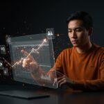 Founder latinoamericano usando Google Sheets como backend CRUD y automatización IA no-code para escalar startups de manera rápida y económica.