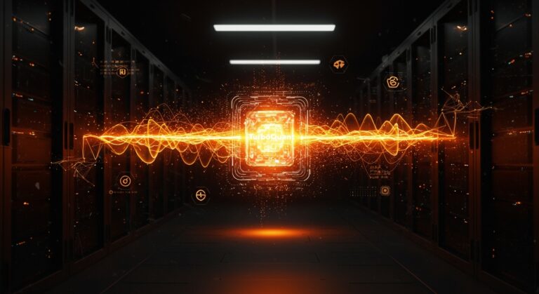 Algoritmo TurboQuant de Google comprimiendo memoria en IA, mostrando innovación y eficiencia en tecnología de inteligencia artificial.