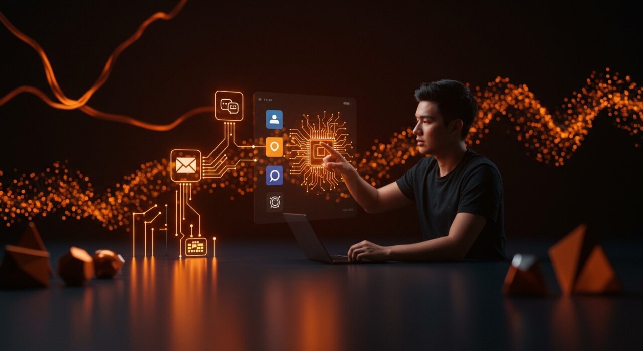 Fundador utilizando Google Workspace CLI para automatizar Gmail, Drive, Calendar y Docs con IA mediante protocolo MCP, enfocado en herramientas para startups.