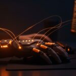 Guante biomecánico 3D de Exohand Chile para prevenir lesiones por gaming y síndrome del túnel carpiano en programadores y diseñadores.