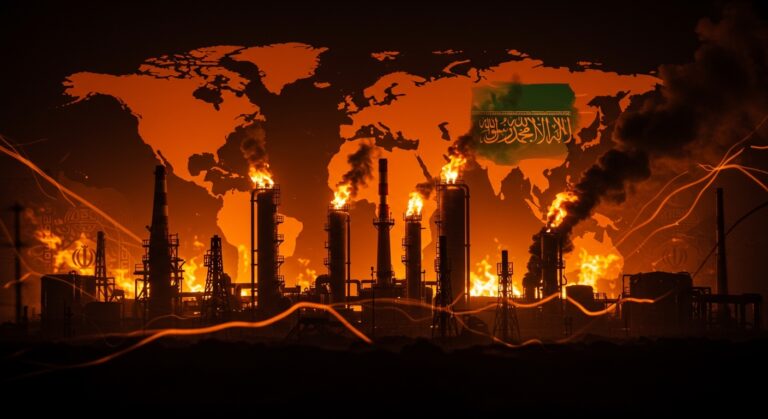 Destrucción de refinerías en la guerra en Irán impactando la crisis energética y el mercado global de petróleo.
