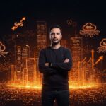 Guillermo Rauch liderando innovación en infraestructura digital y programación asistida por inteligencia artificial con Vercel y crecimiento de startups SaaS.