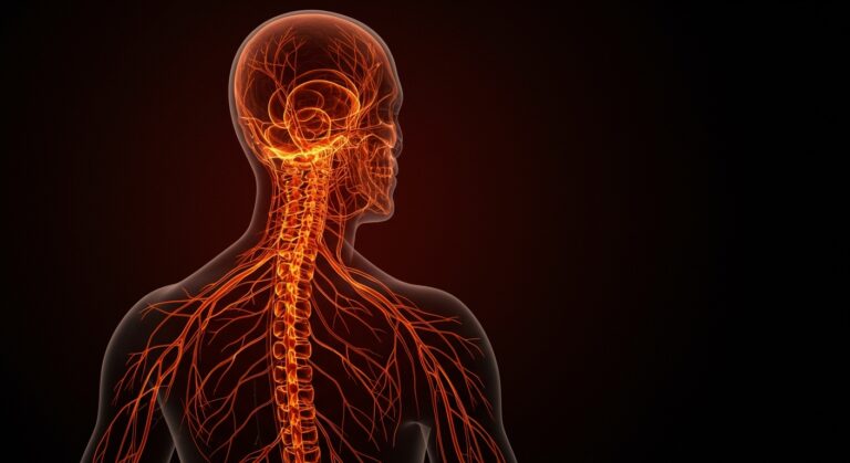 Representación destacada del sistema nervioso diseccionado de Harriet Cole, destacando la innovación en ciencia forense y anatomía del siglo XIX.