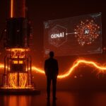 Alianza estratégica entre Helion y OpenAI impulsada por Sam Altman, simbolizando innovación en energía y tecnología startup.