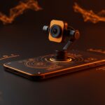 Robot Phone de Honor con cámara gimbal motorizada y IA presentado en MWC 2026, mostrando innovación en tecnología móvil.