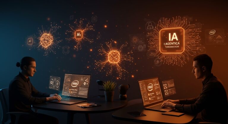 IA Agéntica impulsando la automatización y gestión segura de equipos TI con Intel vPro en un entorno tecnológico de startups LATAM.