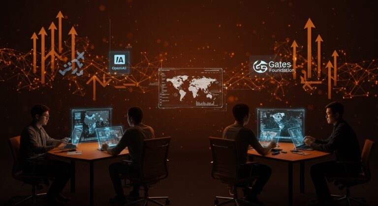 IA aplicada en respuesta a desastres en Asia liderada por OpenAI y Fundación Gates con enfoque en innovación tecnológica para startups.