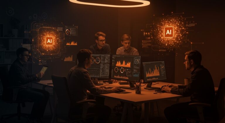 Equipo de founders utilizando IA comprimida de Multiverse Computing para computación local eficiente con CompactifAI.