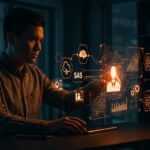 Startup tecnológica utilizando inteligencia artificial personalizada para mejorar automatización y escalabilidad en un entorno moderno.