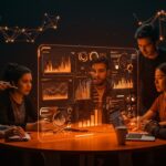 Founders tecnológicos latinoamericanos utilizando inteligencia artificial personalizada para impulsar la escalabilidad y decisiones basadas en datos en startups.