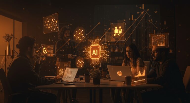 Inteligencia artificial personalizada impulsando startups tecnológicas en LATAM con colaboración y tecnología avanzada.