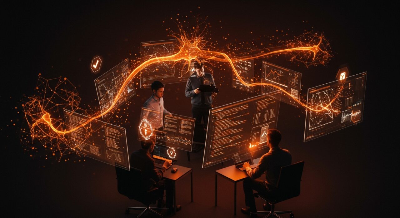 Startups verificando código generado por IA con auditoría formal para garantizar seguridad y calidad en el desarrollo de software.