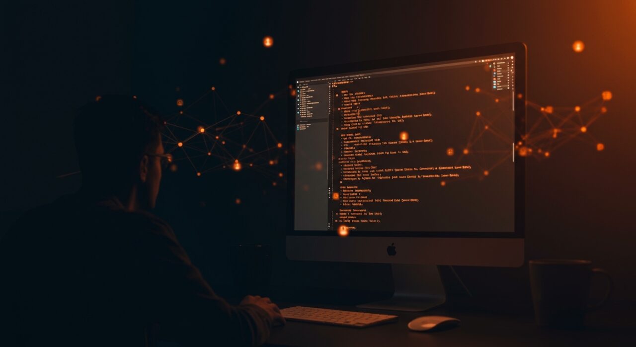 Riesgos de usar IA para comandos Terminal en Mac, mostrando un founder preocupado y amenazas de seguridad en macOS con inteligencia artificial.