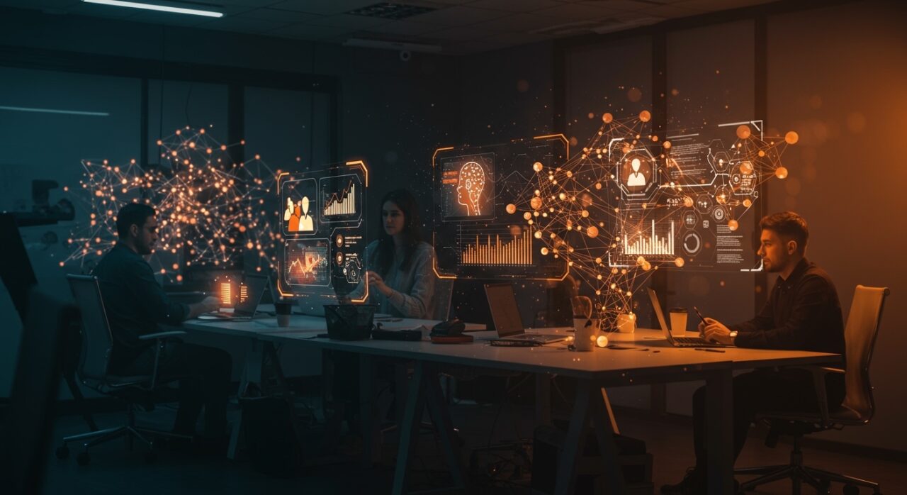 Automatización estructural con inteligencia artificial transformando recursos humanos en startups LATAM.