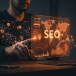 Herramientas SEO con IA mostrando seguimiento de citas y GEO para mejorar la visibilidad AI en startups tecnológicas.