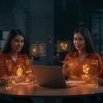 Mujeres emprendedoras peruanas liderando innovación tecnológica y social en inteligencia artificial y agroindustria.