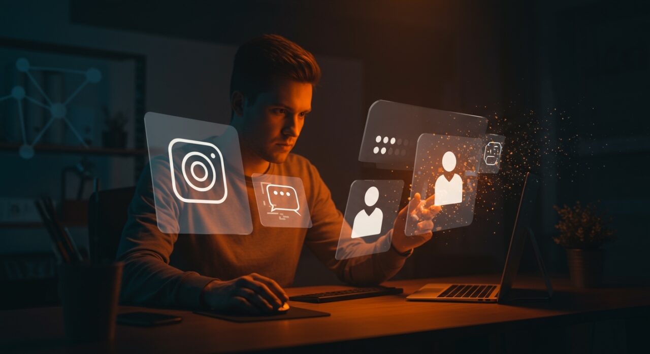 Usuario de startup revisando la eliminación del cifrado extremo a extremo en Instagram y explorando alternativas de mensajería segura para proteger la privacidad digital.