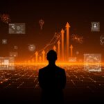 Visión de Sam Altman sobre inteligencia artificial y AGI con metáforas visuales de innovación tecnológica y oportunidades para founders tech en LatAm.