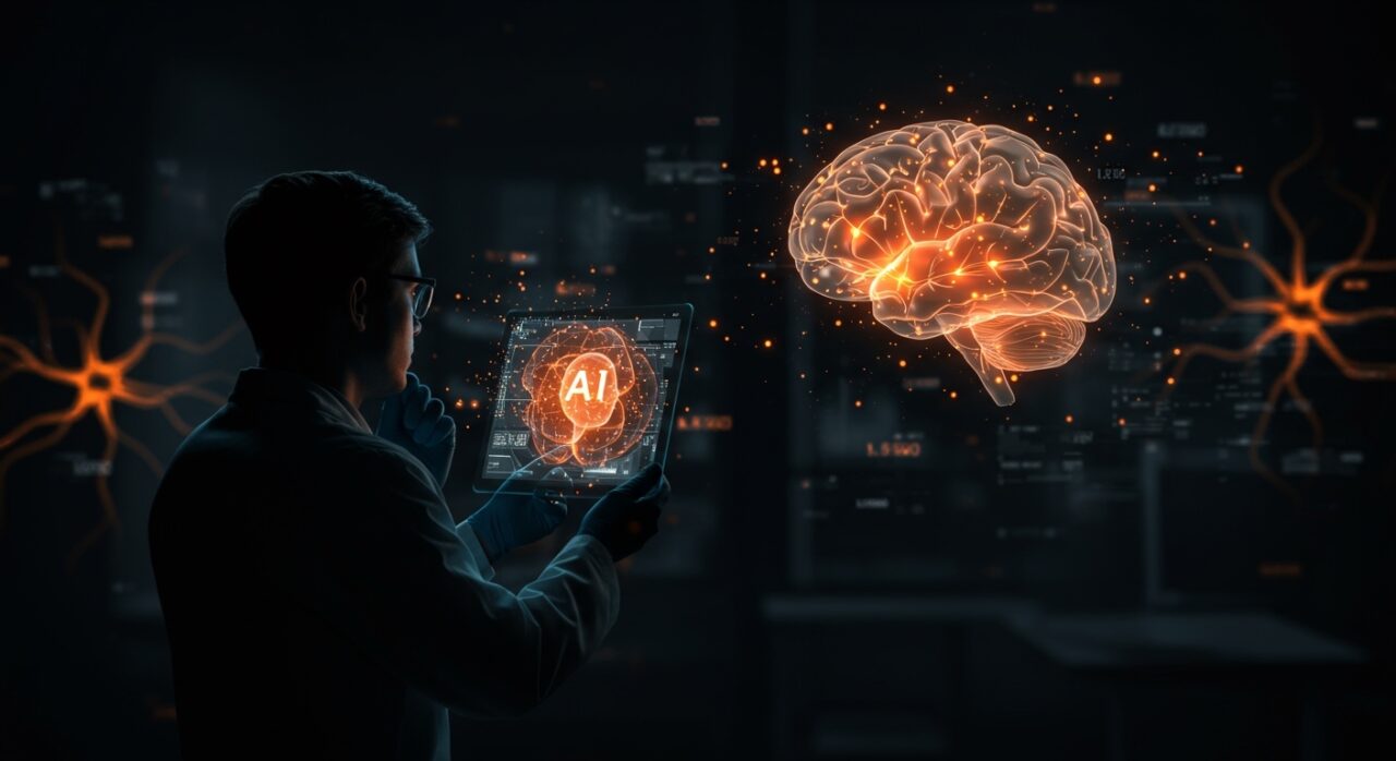 Inteligencia artificial predice demencia años antes con análisis de biomarcadores y electroencefalogramas, innovando en salud y tecnología startup.