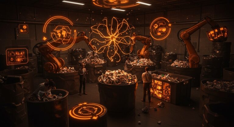 Inteligencia artificial y automatización transformando el reciclaje en startups de LATAM dentro de una economía circular tecnológica en 2026.