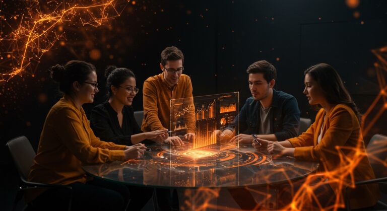 Startup LATAM aplicando inteligencia artificial real en fintech, healthtech y educación, destacando innovación tecnológica en el ecosistema startup.