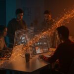 Fundadores de startups LATAM impulsados por inteligencia artificial en sectores fintech, healthtech y edtech, mostrando tendencias e innovación tecnológica en 2026.