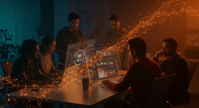 Fundadores de startups LATAM impulsados por inteligencia artificial en sectores fintech, healthtech y edtech, mostrando tendencias e innovación tecnológica en 2026.