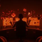 Emprendedor reconectando con el juego y bienestar mental para contrarrestar la manipulación mediática y el outrage en redes sociales en startups.