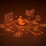 Imagen conceptual de internet humano y web indie en dispositivos móviles destacando tendencias y ecosistema startup tech.