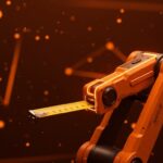 Actuador robótico sin motor innovador de KAIST en tonos naranja y negro, representando avances en robótica y hardware para startups tecnológicas.