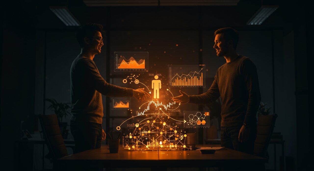 Colaboración entre founders fintech impulsada por inversión en mercados predictivos con fondo venture capital de 35 millones.