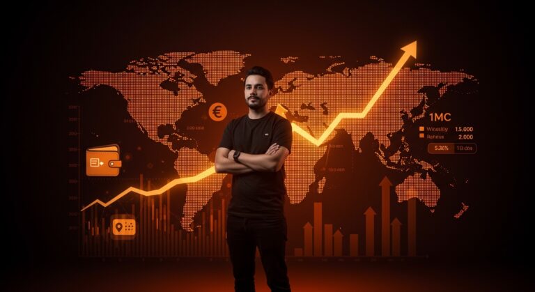 Rubén Romero y la fintech española Kunfupay alcanzan un millón de euros mensuales sin inversión externa, simbolizando crecimiento y emprendimiento tecnológico.