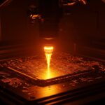 Proceso avanzado de litografía con haz de helio en fabricación de chips impulsado por financiación en startups deep tech.