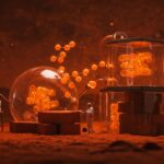 Construcción sostenible en Marte mediante biotecnología con bacterias y orina, impulsando innovación en colonización espacial.