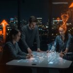 Equipos de startups chilenas de biotecnología colaborando en Boston, impulsando la internacionalización y la innovación en salud digital.