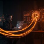 Legora recaudando 550 millones en Serie D impulsando la IA legal con valoración de 5.55 billones de dólares, visualización de inversión y tecnología legal avanzada.