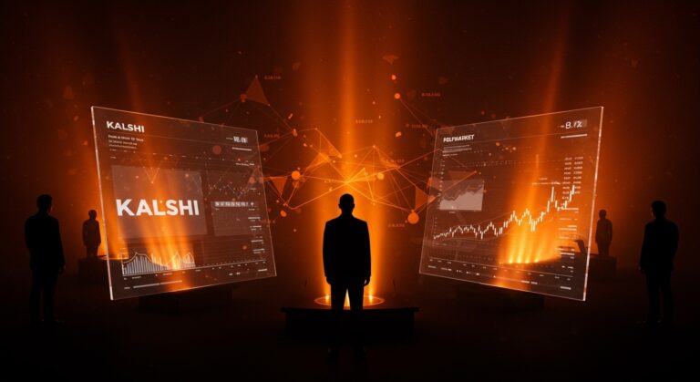 Funcionarios públicos y fintech en mercados de predicción bajo la Ley contra corrupción en Estados Unidos, destacando transparencia y ética gubernamental.