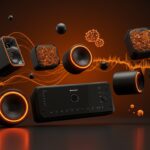 Sistema de sonido modular LG Sound Suite Ai con Dolby Atmos FlexConnect, destacando innovación en tecnología de audio y experiencia de usuario.