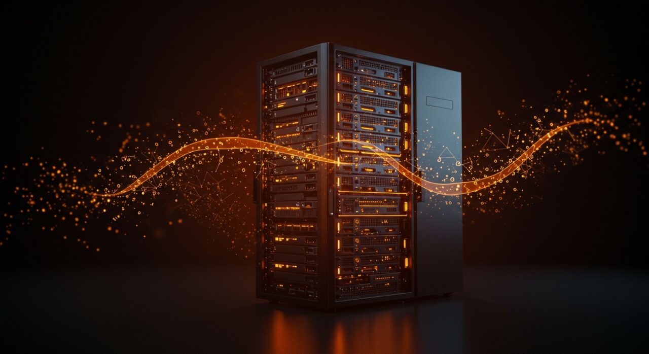 Imagen conceptual de infraestructura Linux con sistema Liberated Systemd, destacando privacidad y software libre para startups.