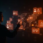 Representación visual de listados de negocio inexactos y la solución de Moz Local con inteligencia artificial para mejorar la gestión de la reputación online y la presencia digital empresarial.