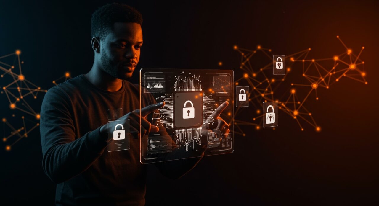 Aplicación Ensu de LLM local mostrando privacidad total y control en IA aplicada para founders tecnológicos.