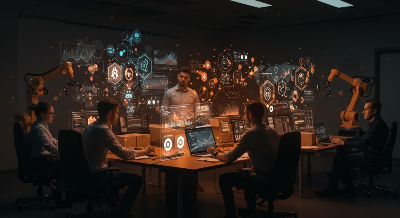 Startups madrileñas innovando en logística aeroespacial con blockchain y automatización tecnológica.